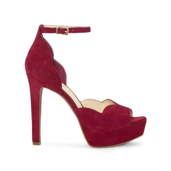 JESSICA SIMPSON Suede Platform Sandals - Picture 3 of 7